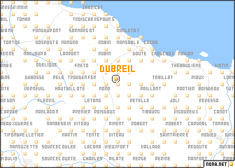 map of Dubreil