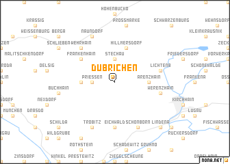 map of Dübrichen