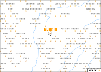 map of Dubrim