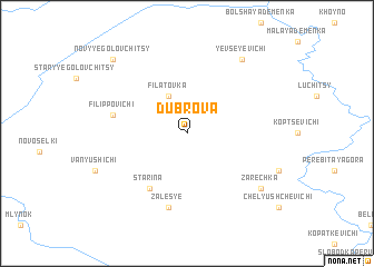 map of Dubrova