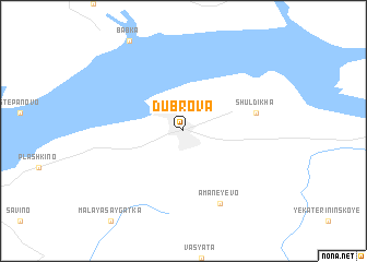map of Dubrova