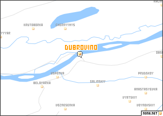 map of Dubrovino