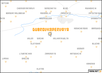 map of Dubrovka Pervaya