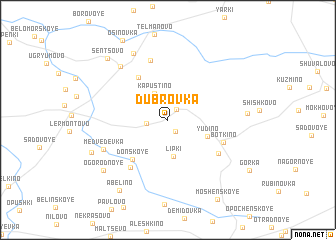 map of Dubrovka