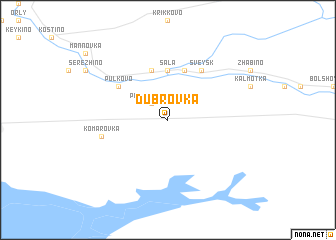 map of Dubrovka