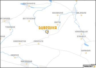 map of Dubrovka