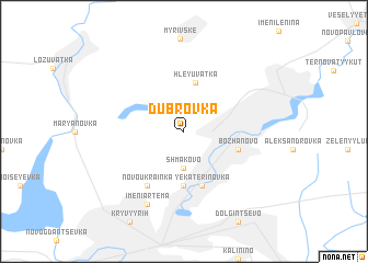 map of Dubrovka