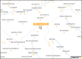 map of (( Dubrovka ))