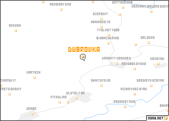 map of Dubrovka