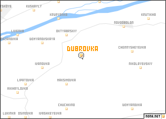 map of Dubrovka