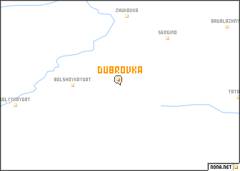 map of (( Dubrovka ))