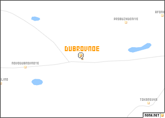 map of Dūbrovnoe