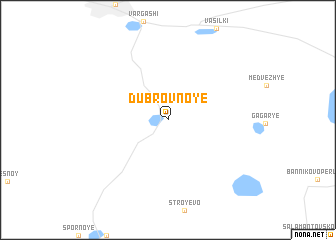 map of Dubrovnoye