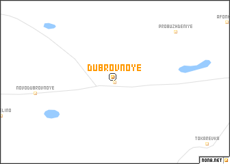 map of Dubrovnoye