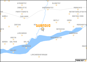 map of Dubrovo