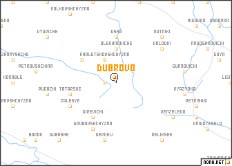 map of Dubrovo