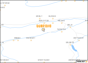 map of Dubrovo