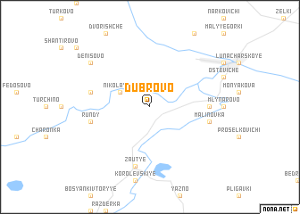 map of Dubrovo