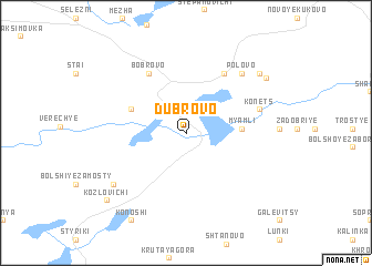 map of Dubrovo