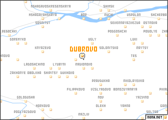 map of Dubrovo