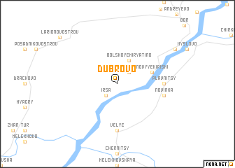 map of Dubrovo