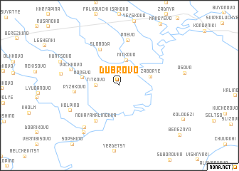 map of Dubrovo