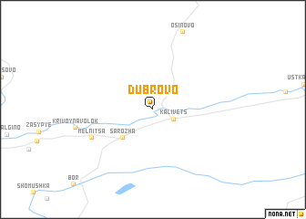 map of Dubrovo