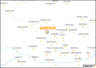 map of Dubrovo