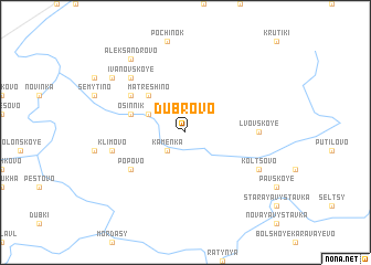 map of Dubrovo