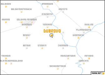 map of Dubrovo