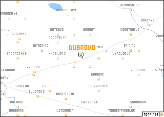 map of Dubrovo