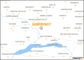 map of Dubrovskiy