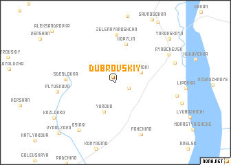 map of Dubrovskiy