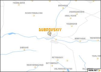 map of Dubrovskiy