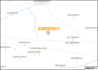 map of Dubrovskiy
