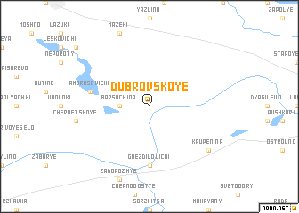 map of Dubrovskoye