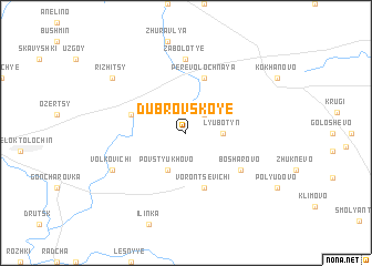 map of Dubrovskoye