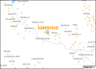 map of Dubrovsko