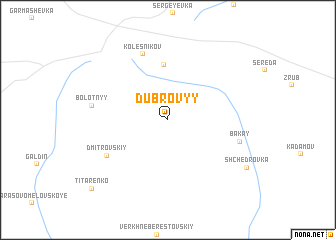 map of Dubrovyy