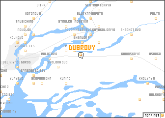 map of Dubrovy