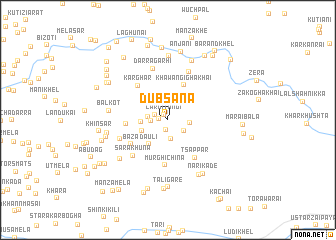 map of Dūbsana