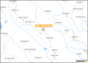 map of Dubuisson