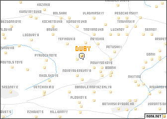 map of Duby