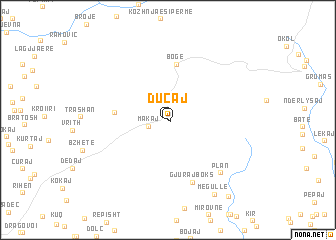 map of Ducaj