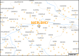 map of Dučalovići