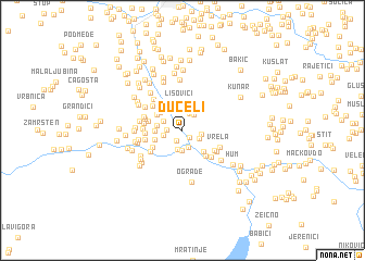 map of Dučeli