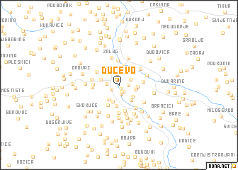 map of Dučevo