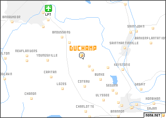 map of Duchamp