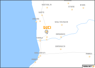 map of Dūči
