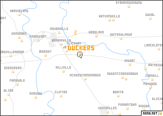 map of Duckers